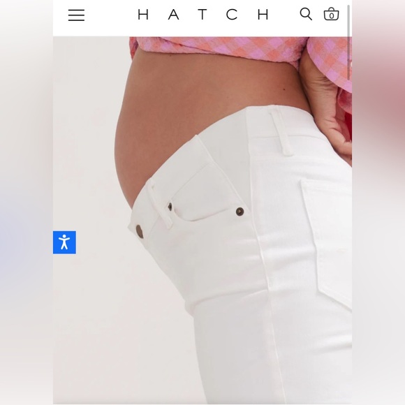 Hatch Maternity Cropped Jeans - Picture 5 of 10
